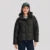 Down Jacket Women Solid Color Loose Versatile  Winter New Three-Proof Hooded Puffer Coat Down Jacket