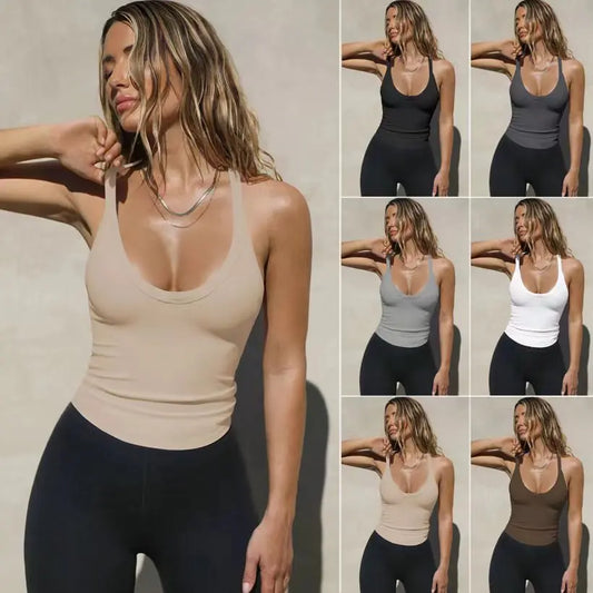 new vest base women spring summer Europe and the United States women’s sexy slim top fashion brand with base shirt women