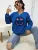 Leopard Print Smile Face Love Printed Sweatshirt Womens Autumn Soft Hoody Fleece Warm Hoodies Street All-Match Female Pullover