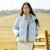 Down Jacket Women Three-Proof Solid Color Stand-Up Collar Loose Simple Winter  New Versatile Goose Warm Down Jacket