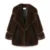 Luxury Brand Long Furry Faux Fur Coat Women  Winter Brown Vintage Gradient Thick Warm Outerwear Fluffy Fur Jacket