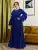 plus size Round neck multi-layer lotus long sleeve sun fold long skirt evening gown ball dress Party dress
