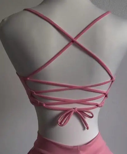 Europe and the United States explosive new cross-border suspenders two-piece sexy suspenders halter halter skirt