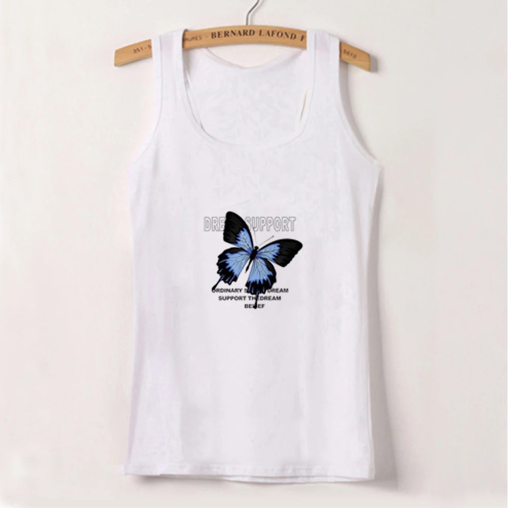 Full-shoulder cotton short-sleeved T-shirt women  summer new spice girls high waist slim short crop clothes sweet and spicy