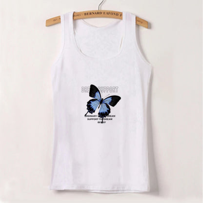 Full-shoulder cotton short-sleeved T-shirt women  summer new spice girls high waist slim short crop clothes sweet and spicy