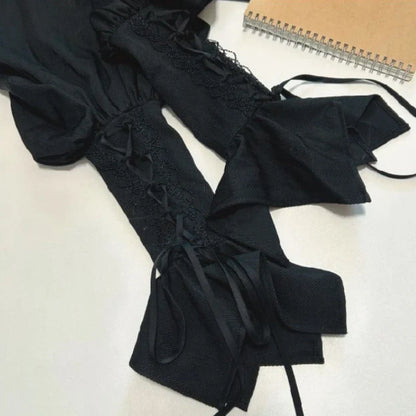 Lolita Ruffle Flare Sleeve Blouse