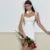 European and American New High end Y2K Sexy Open Back Lace up Slim Fit Spicy Girl Short Skirt