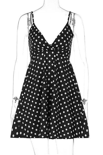 Spaghetti Strap V-Neck Bodycon Mini Dress