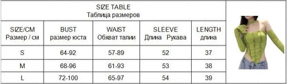 Y2K Top Long Sleeve T-Shirts 2 Piece Tops Halter Tanks Backless Crop Top Off Shoulder Tees Christmas Clothes
