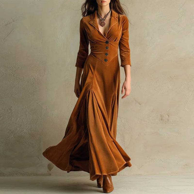 Anna | Elegant Velvet Dress