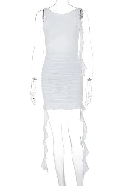 Elegant Backless Bodycon Mini Dress
