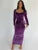 Autumn Scoop Neck 2 Piece-Set Maxi Skirt For Women Patchwork Long Sleeve Slim Luxury Party Looks Female Skinny Outfits New