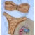 Sexy Bikini Set Bandeau Strapless Wrinkled Bikini Women Swimwear Female Swimsuit Bikini set Bather Bathing Suit