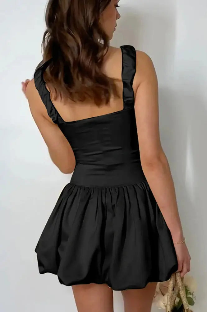 Princess Mini Dress with Suspender
