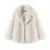 Winter  Exclusive Lapel Collar Long Teddy Jacket Coat Women Chic Brand Fashion Cozy Padded Faux Fur Coats Outerwear