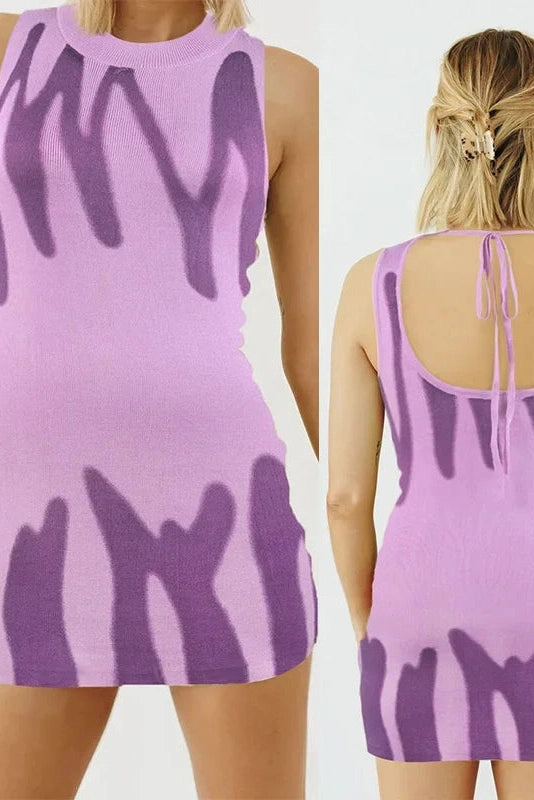 Sleeveless Slim Fit Mini Dress
