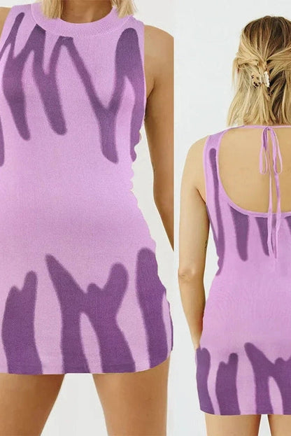 Sleeveless Slim Fit Mini Dress