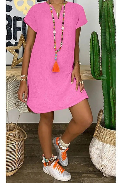 Elegant Loose Mini Dress