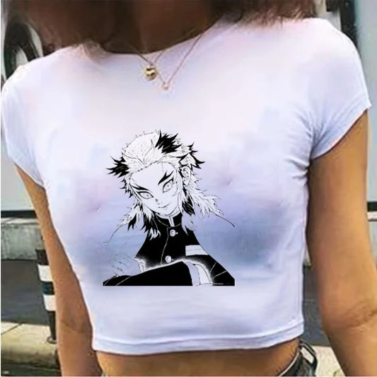 Summer new women’s T-shirt Europe and the United States street sexy crop short T-shirt fashion fashion short T