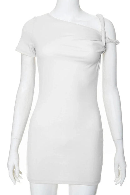 One-Shoulder Mini Dress