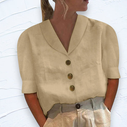 Joane - Camisa de mujer - Casual - Estilo formal ligero - Ideal para fiestas