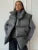 Casual Loose Sleeveless Jackets Parkas Female Winter  New Streetwear Outwear For Women Lapel Tank Top Patchwork Coat