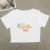 Europe and the United States street new print season art text short sleeve women Y2K women’s T-shirt vest halter