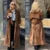 Elegant Suede Long Trench Coat Women Belt Double Breasted Full Sleeve Brown Windbreaker  Autumn Lady Street Outwears New