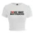 I Love My Hot Boyfriend Print Tshirt Women Hip Hop Summer Tops Street Harajuku Short T-Shirtelastic Comfortable Tshirts Female