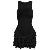 Frill Tank Dress For Women Sexy See-through Sleeveless Slim Solid Vest Mini Dress Ribbed Ruffled Bodycon Dresses Summer