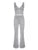 Gray Slim Sleeveless V Neck Vest And V Shape Waist Flared Leggings 2 Pieses Pants Sets Womens Summer Baddie Outfits