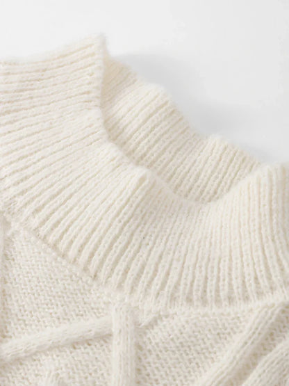 Thick Twisted Sweater Women Autumn Long Sleeve O-neck Female Knitted Pullover Solid Casual Loose Lady Kintwear Tops