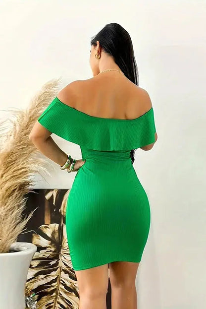 Off Shoulder Mini Dress