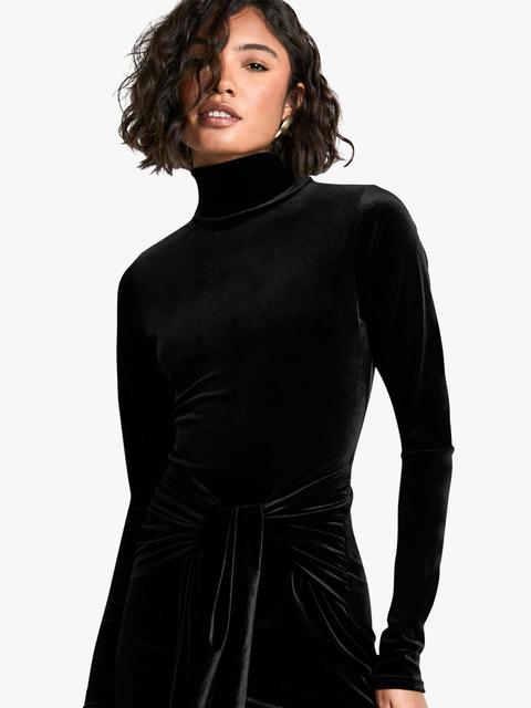 Elegant Long Sleeve Bodycon Korean Velvet Party Evening Dress Women Elastic Tight Vestido Autumn/Winter2025 New Clothing