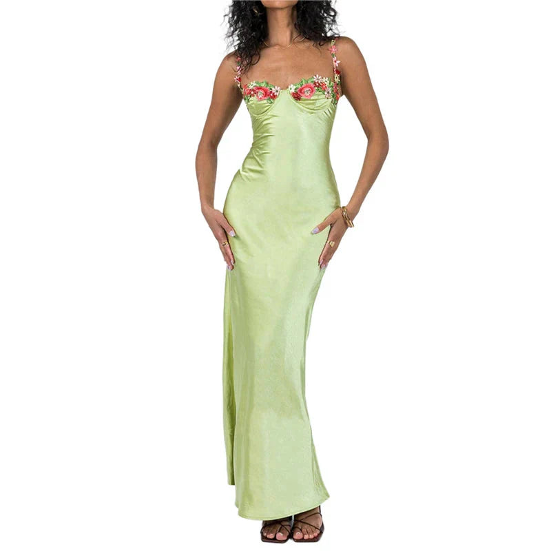 Corset Dresses for y2k Low Cut Satin Spaghetti Strap Sleeveless Bodycon Dresses Going Out Party Dresses