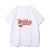 Short-sleeved T-shirt Women Summer cherry letter print short-sleeved top Spice Girls wearing crop short slim-fit street style