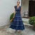 Chic Elegant Tassel Spliced Print Ruffles Long Dress Women Fashion V Neck Sleeveless A-line Robe  Chic Lady Holiday Robe