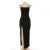 Y2K Summer Hot selling Women’s Wear Slim Fit Off Back Sexy Split Dress with One Line Collar