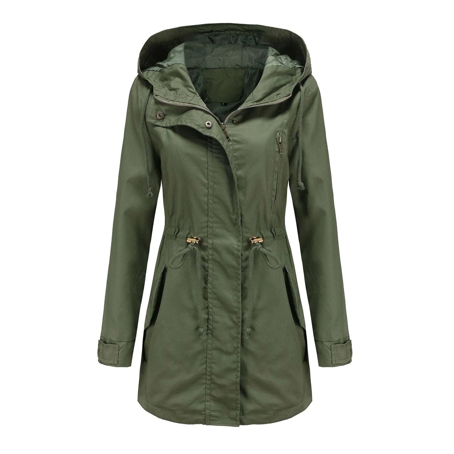Chaqueta impermeable clásica y elegante para mujer | Ideal para actividades al aire libre