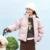 Down Jacket Men  Winter New Contrast Color Texture Printing Couple Puffer Coat Thick Outerwear Trendy Down Jacket