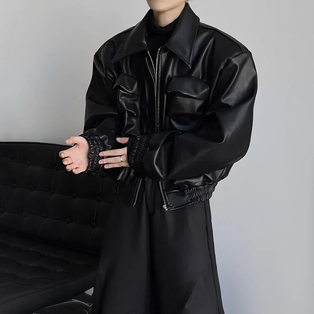 Gothic Style Biker Jacket