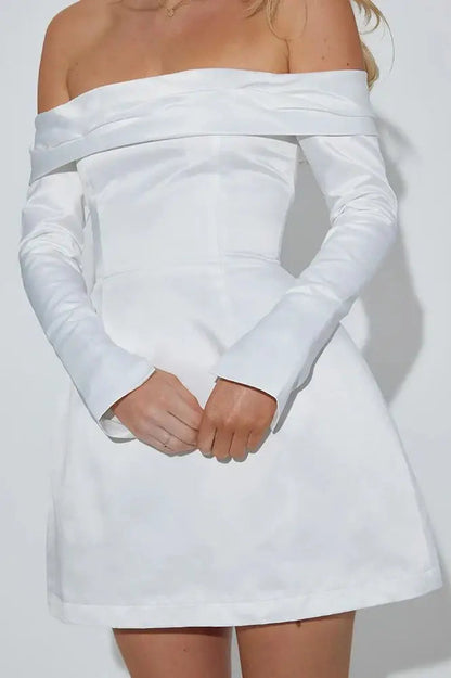 Off Shoulder Mini Dress
