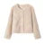 Coat Women Short Round Neck Slim Fit  Winter New Imitation Lamb Wool Jacket