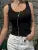 Camisole Tank Soft Top For Women Summer Outfits Tight And Sexy Tank Top Knitted Bottom Shirt And Sleeveless Top For Outerwear