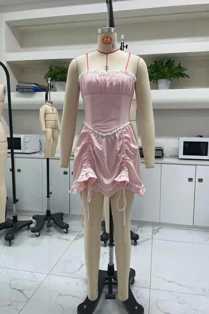 Strapless A-Line Mini Dress