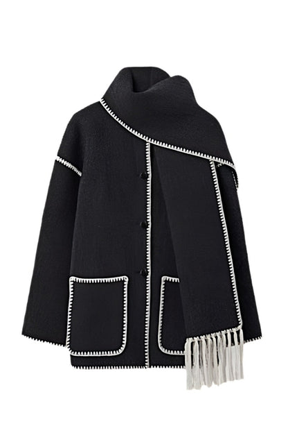 Chaqueta con bufanda Nalainda