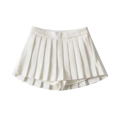 Sexy Pleated Skirts Women Korean High Waist Mini Skirts JK Preppy Summer Fashion White Black Gyaru Tennis Extreme Skirt