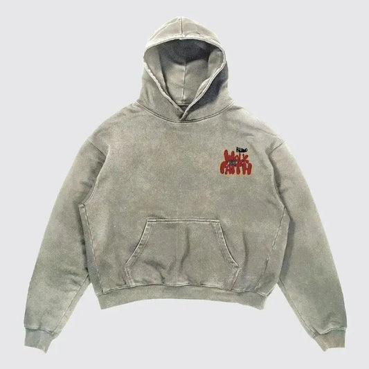 Harajuku Graphic Pullover Hoodie