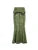 Forest Green Print Aesthetic Vacation Long Skirts Womens Vintage Lace Trim Mermaid Skirt
