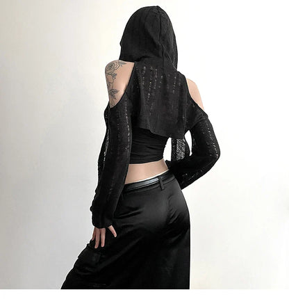 Chic Sheer Knit Mesh Top